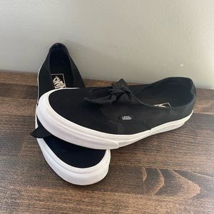 Womens vans knotted top slip on shoe